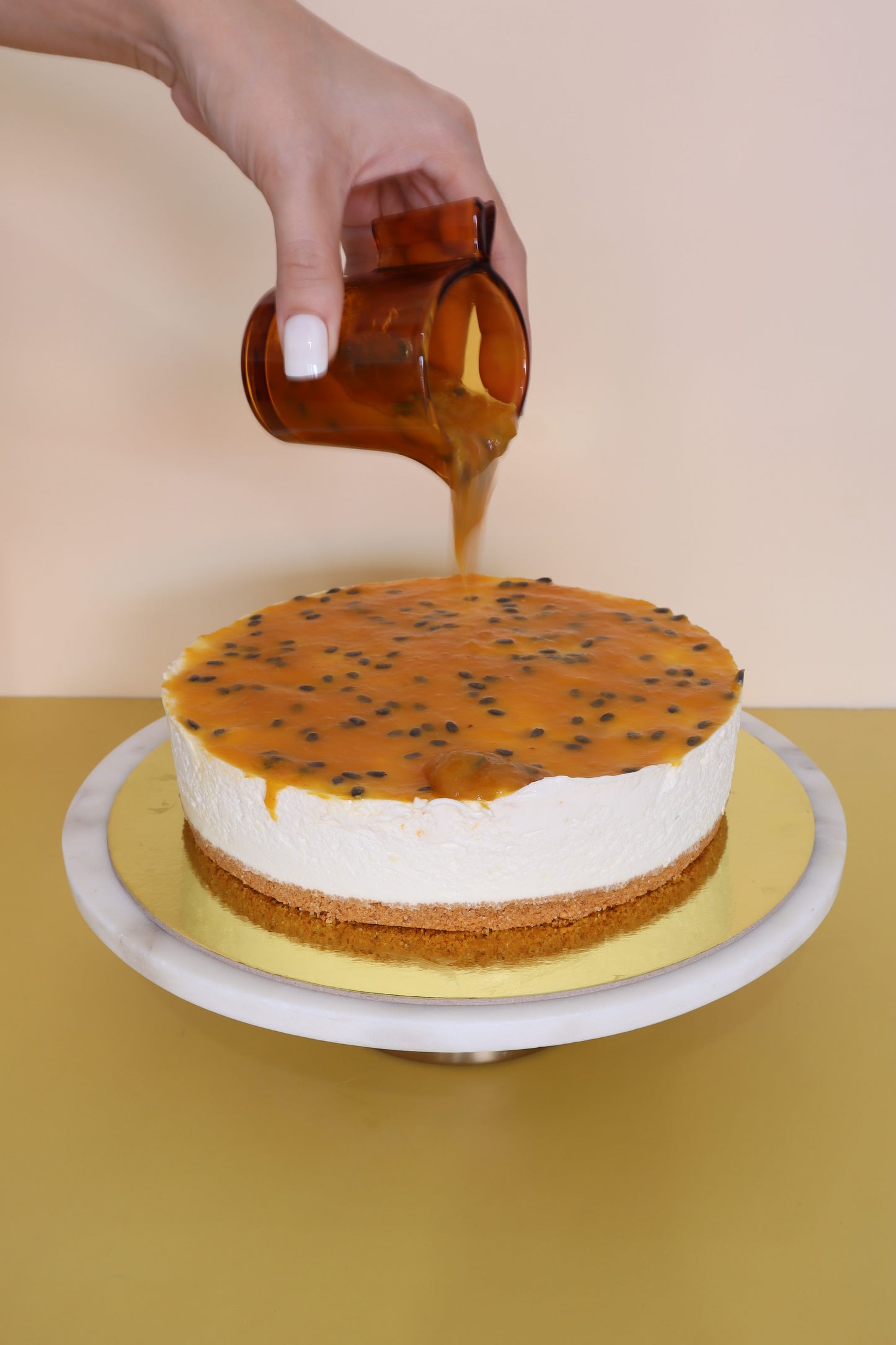 Mango Passionfruit Cheesecake