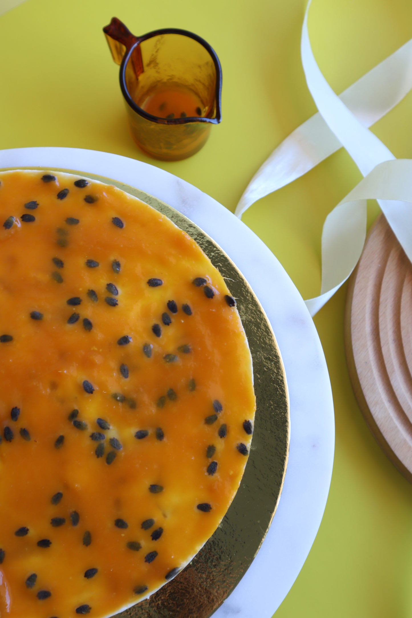 Mango Passionfruit Cheesecake