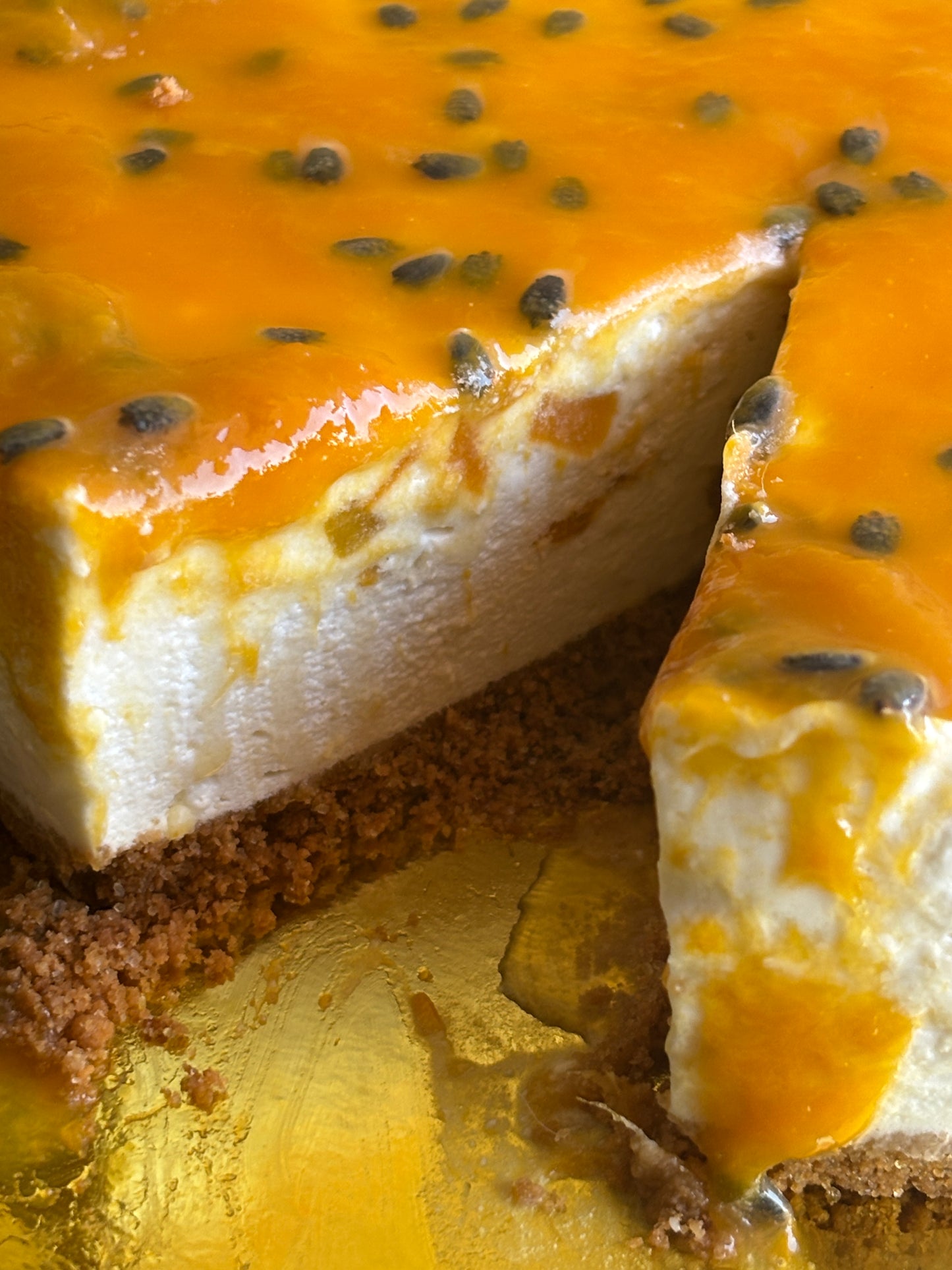 Mango Passionfruit Cheesecake