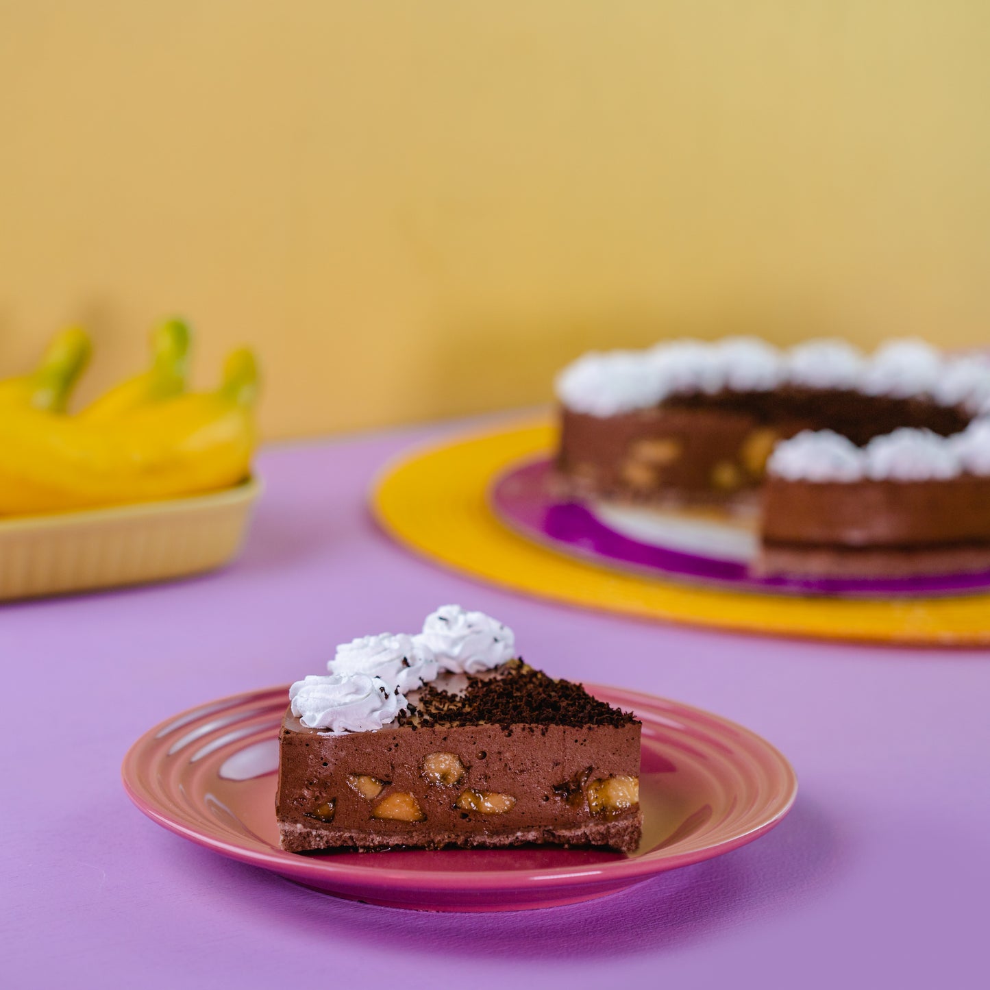Choco Banana Cheesecake