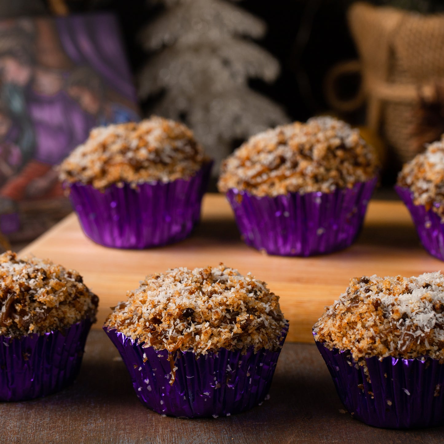 Puto Bumbong Cupcake