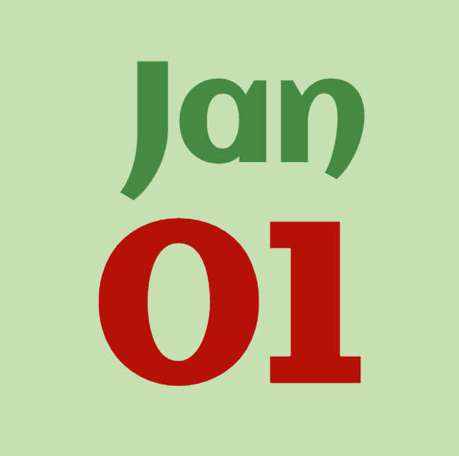 Delivery on January 1
