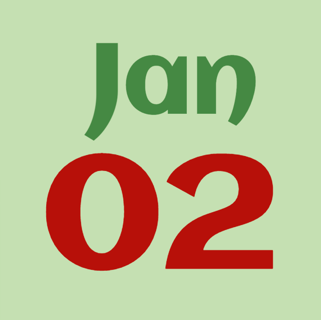 Delivery on January 2