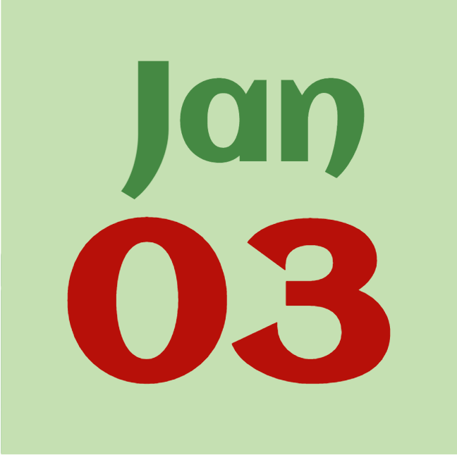 Delivery on January 3