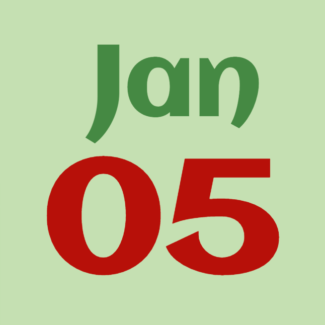 Delivery on January 5