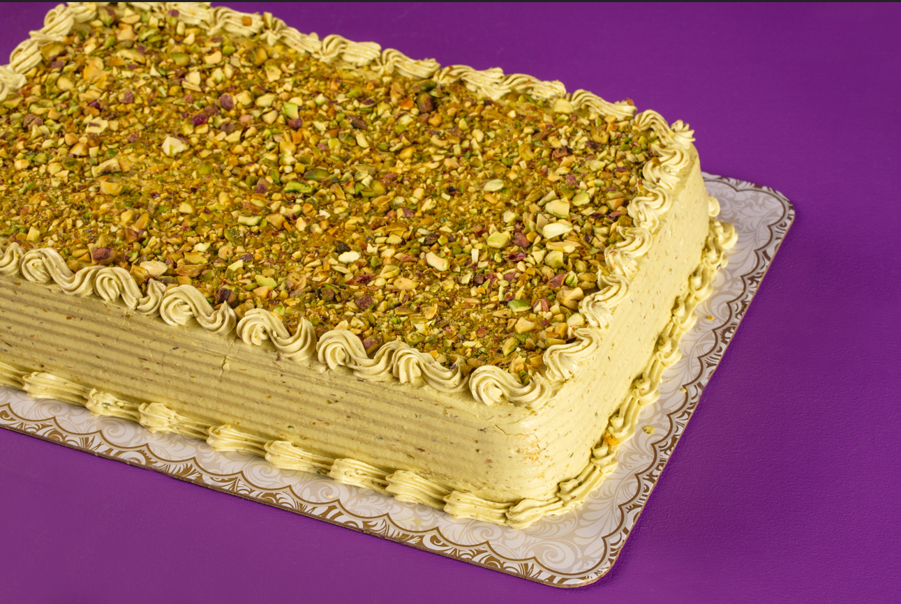 Rectangular Avocado Cake