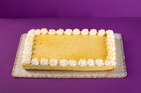 Rectangular Avocado Cheesecake