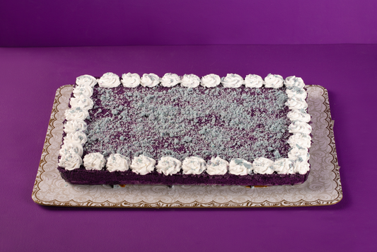 Rectangular Ube Cheesecake