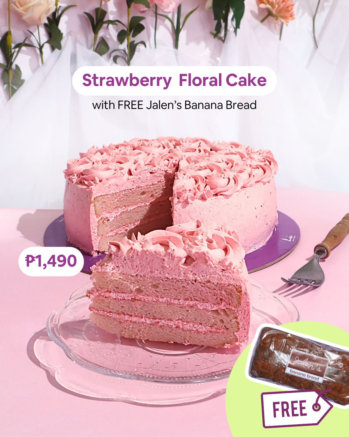 Mother's Day Floral Cakes