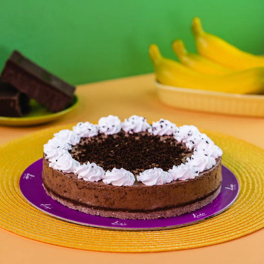 Low-Carb No-Sugar-Added Choco Banana Cake