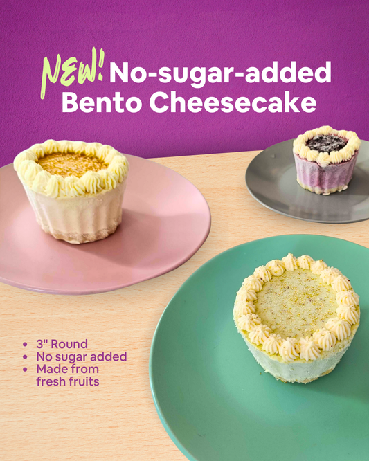 No-sugar-added Bento Cheesecake