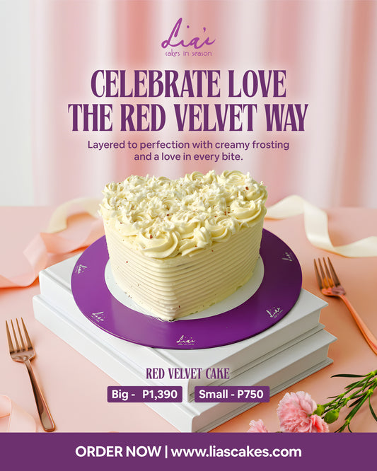 Red Velvet Heart Cake